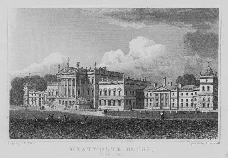 Wentworth House, Yorkshire af John Preston Neale