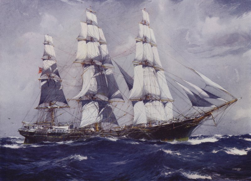 Clipper skib James Baines af Jack after Spurling