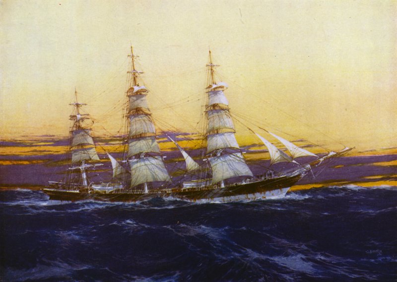 Clipper Ships: Cedric the Saxondani af Jack Spurling