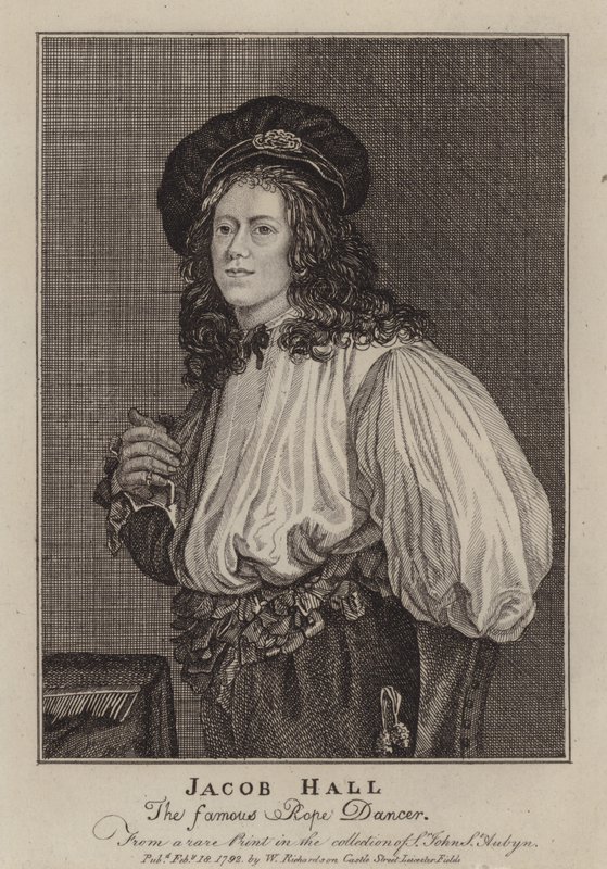 Jacob Hall, engelsk rebdanser og akrobat aktiv under kong Charles II