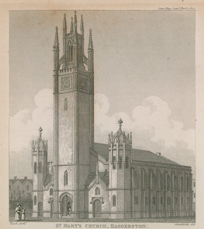 New Church, Haggerston af Jacob Schnebbelie