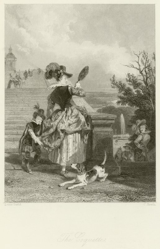 Den kokette af Jacques Louis David