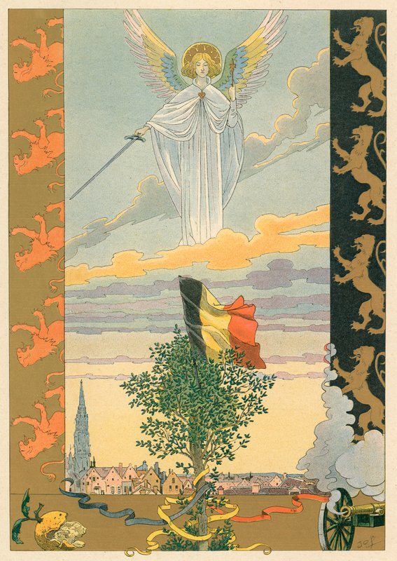 Belgien - Nationalsang af Jacques Marie Gaston Onfray de Breville (Job)