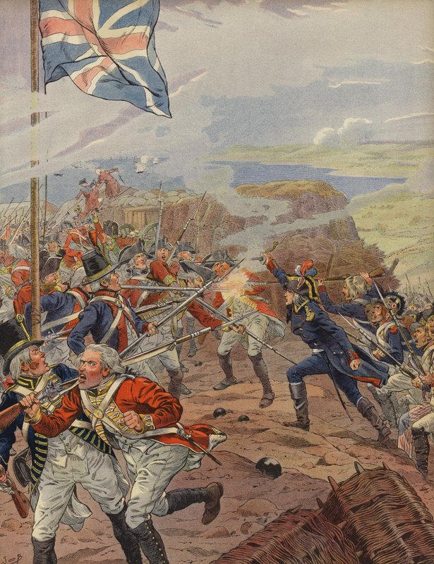 Napoleon Bonaparte ledede angrebet ved belejringen af Toulon af Jacques Marie Gaston Onfray de Breville (Job)