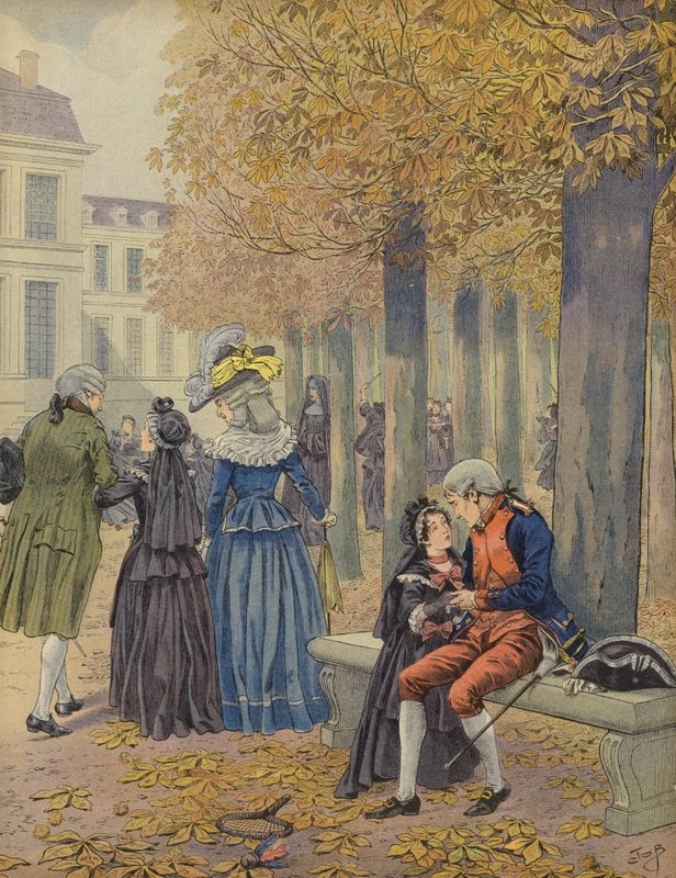 Napoleon og hans søster Elisa af Jacques Marie Gaston Onfray de Breville (Job)