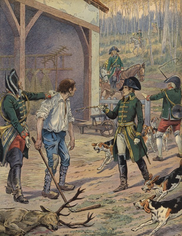 Napoleons jagt af Jacques Marie Gaston Onfray de Breville (Job)