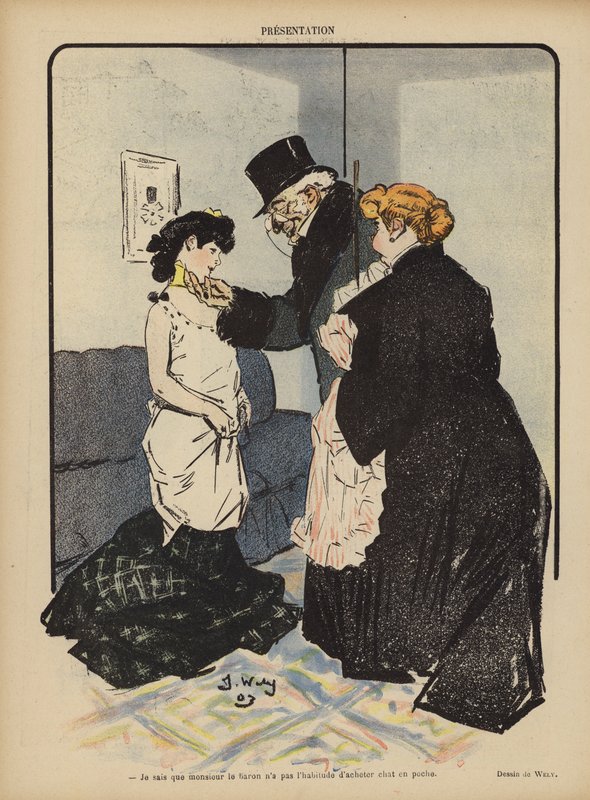 Illustration til Le Rire af Jacques Wely