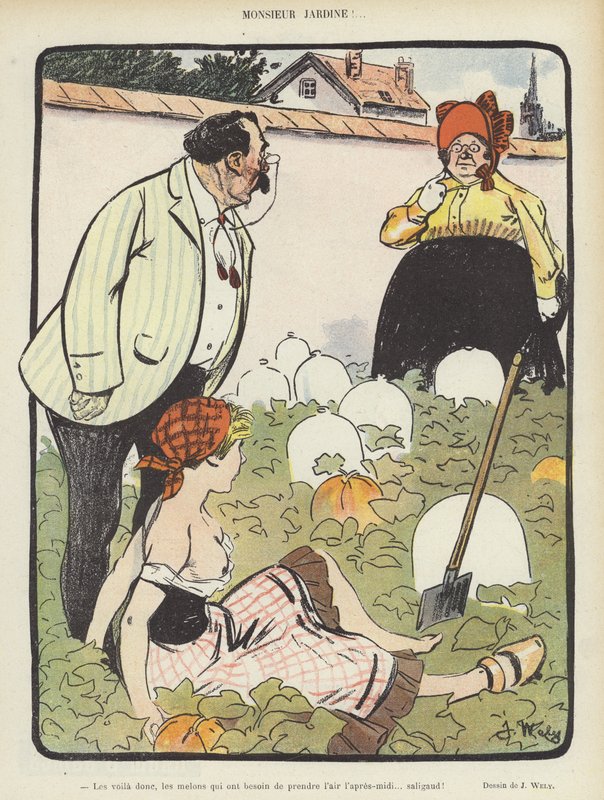 Illustration til Le Rire af Jacques Wely