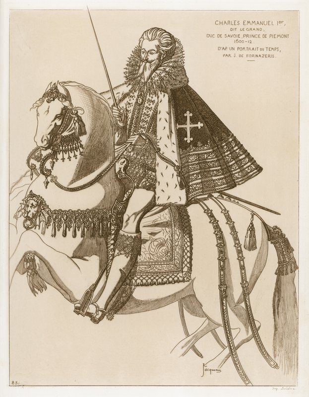 Charles Emmanuel I af Jacques de Fornazeris