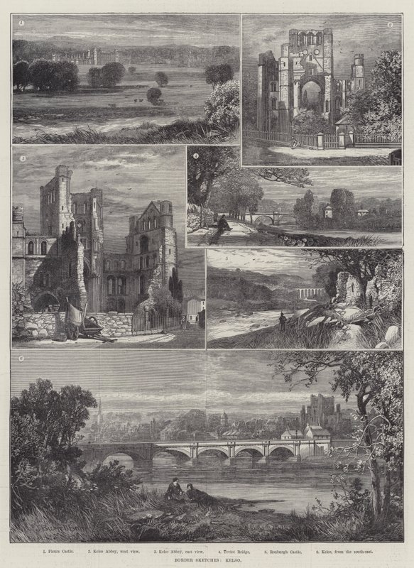Border Sketches, Kelso af James Burrell Smith
