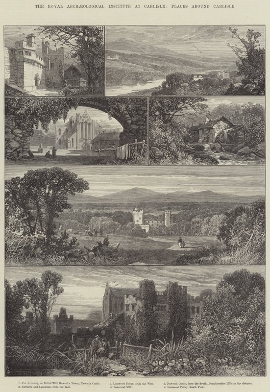 Det Kongelige Arkæologiske Institut i Carlisle, Steder omkring Carlisle af James Burrell Smith
