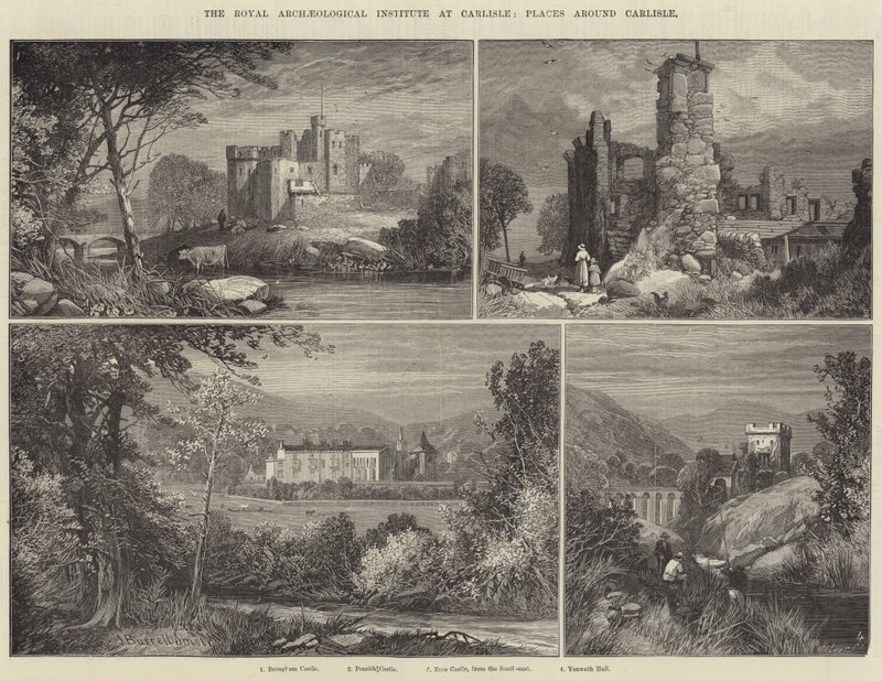 Det Kongelige Arkæologiske Institut i Carlisle, Steder omkring Carlisle af James Burrell Smith