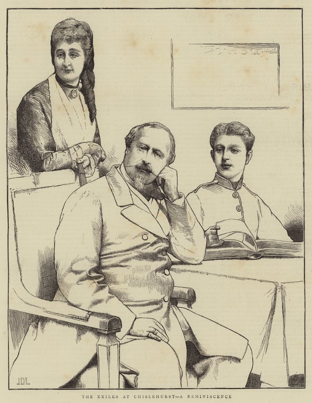 The Exiles at Chislehurst, a Reminiscens af James Dromgole Linton
