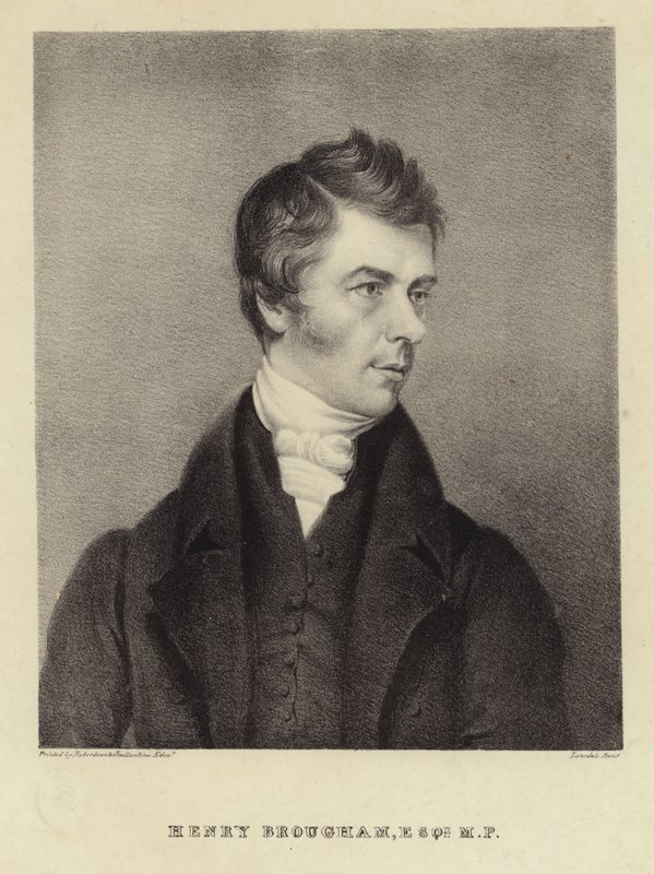 Henry Brougham af James (after) Lonsdale