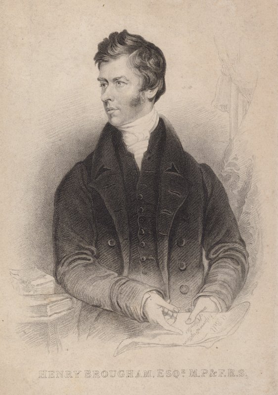 Henry Brougham af James (after) Lonsdale