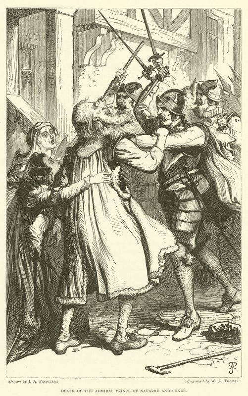 Admiralprinsen af Navarra og Condés død af James Abbott Pasquier