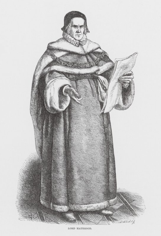 Lord Hategood (kobberstik) af James Dawson Watson
