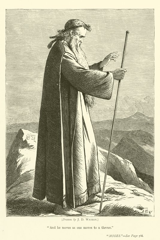 Moses af James Dawson Watson