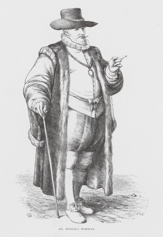 Mr Worldly Wiseman (gravering) af James Dawson Watson