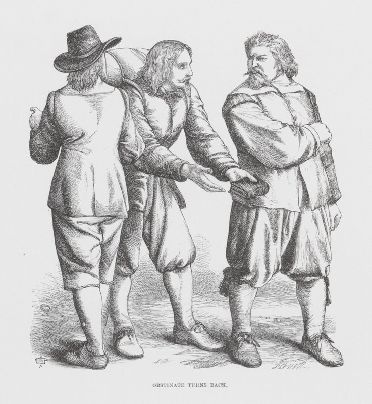 Stædig vender tilbage (gravering) af James Dawson Watson