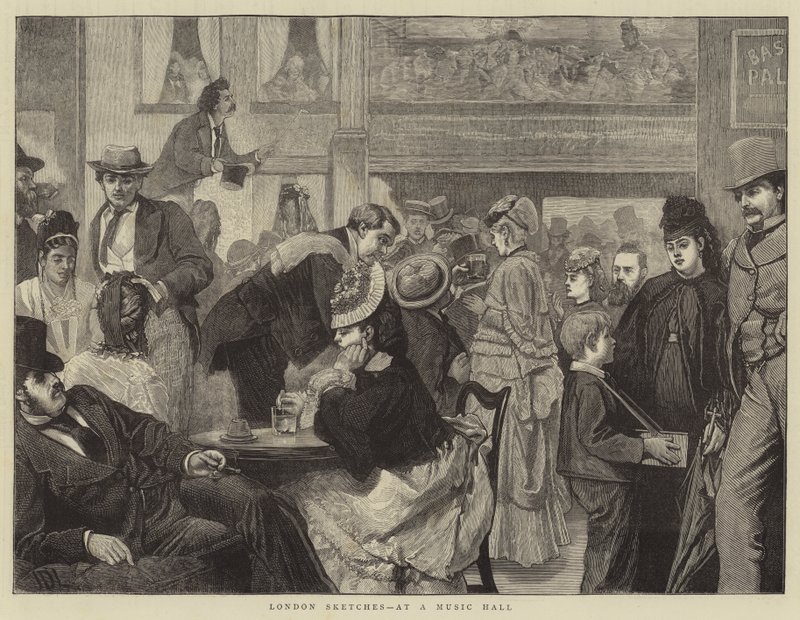 London Sketches, i en Music Hall af James Dromgole Linton