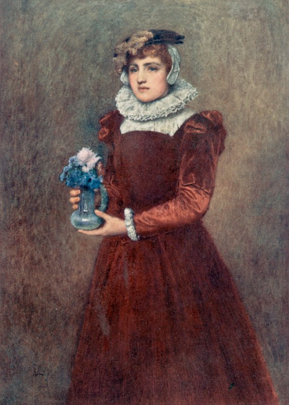 Mary Seton, ledsager og ven af Mary Stuart af James Dromgole Linton