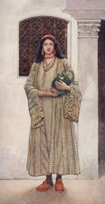 Shakespeares Købmanden i Venedig: Jessica (farvelitografi) af James Dromgole Linton