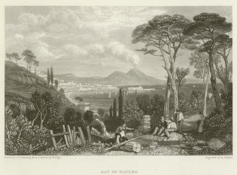 Napoli-bugten af James Duffield Harding