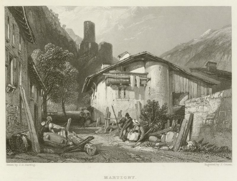 Martigny af James Duffield Harding