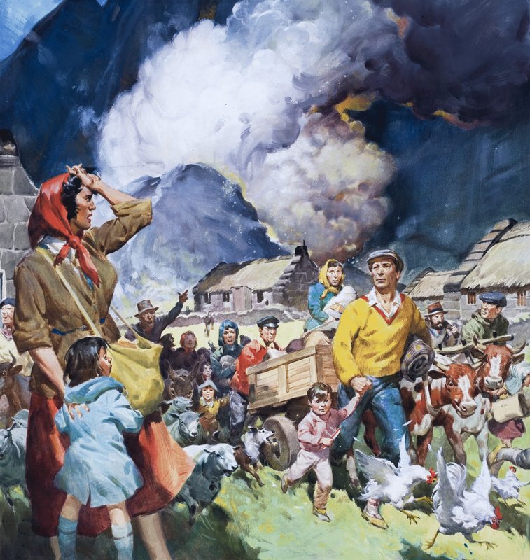 Familier forlader naturkatastrofer af James Edwin McConnell