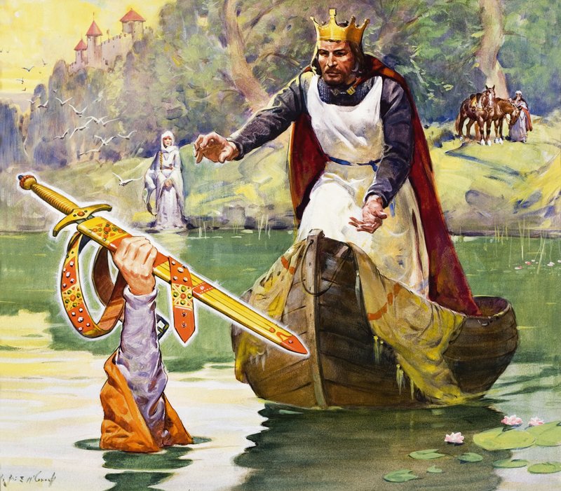 Berømte partnerskaber: Arthur og Excalibur af James Edwin McConnell