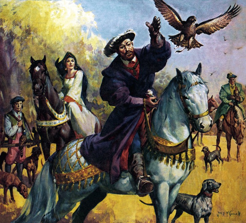 Henrik VIII og Anne Boleyn af James Edwin McConnell