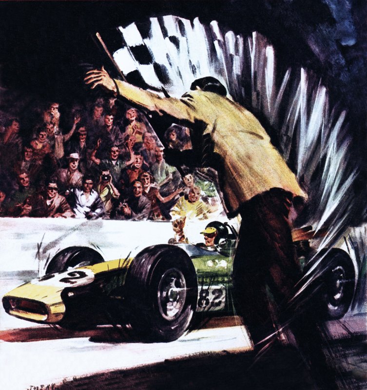Jim Clark vinder Amerikas store løb af James Edwin McConnell