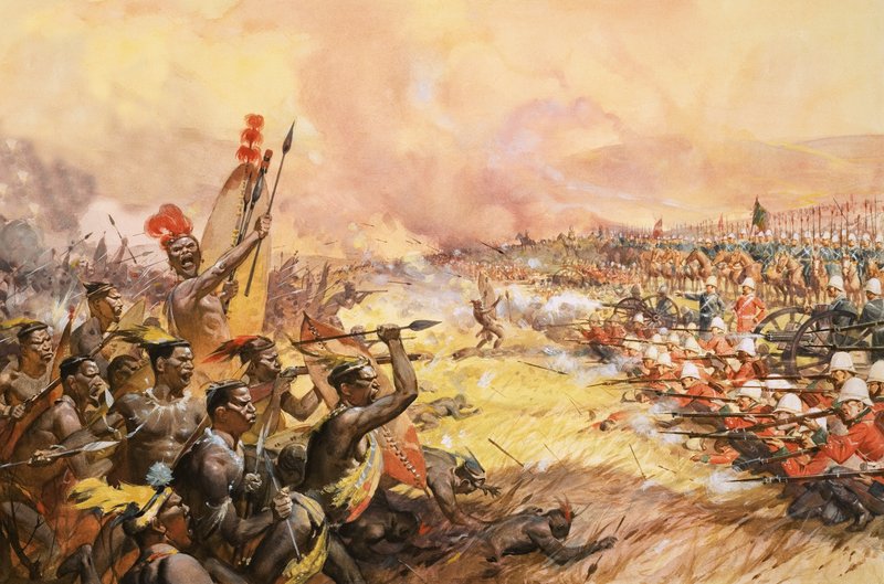 Massakren ved Ulundi af James Edwin McConnell