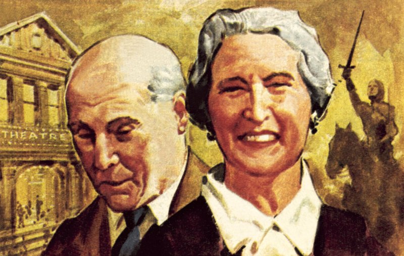 Sir Lewis Casson og Dame Sybil Thorndike af James Edwin McConnell