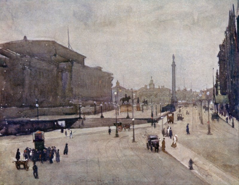 Lime Street, med Wellington-monumentet af James Hamilton Hay