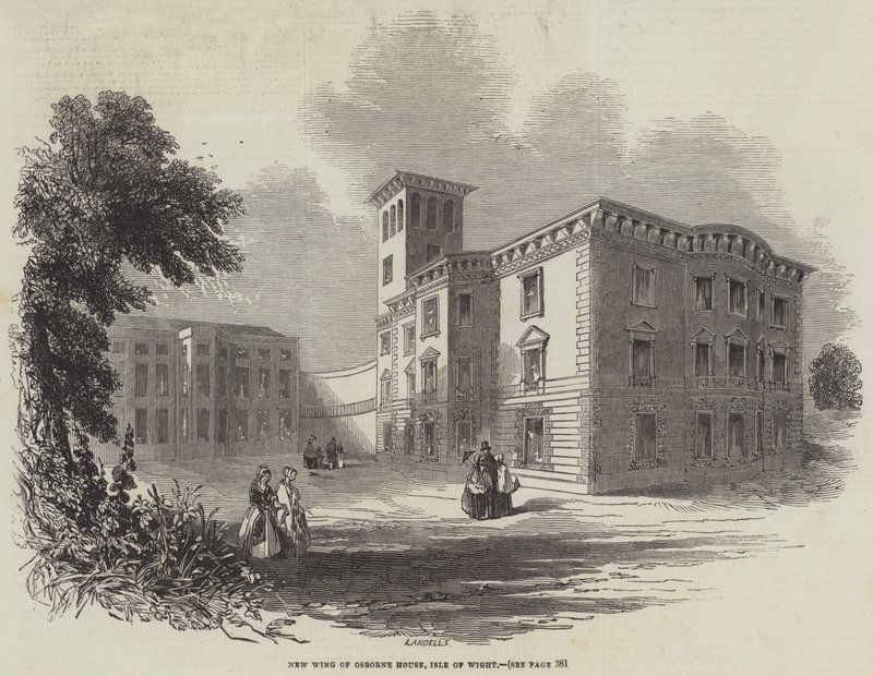Den nye fløj af Osborne House, Isle of Wight af James Herring