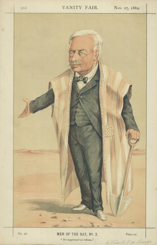 Viscount Ferdinand De Lesseps af James Jacques Joseph Tissot