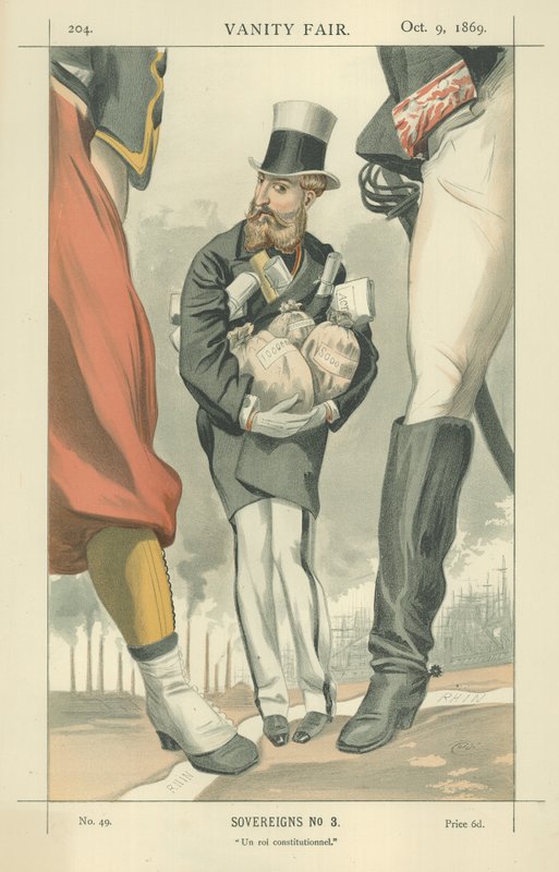 Leopold II, konge af Belgien af James Jacques Joseph Tissot