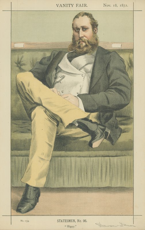 Lionel Seymour William Dawson-Damer (jarl af Portarlington) af James Jacques Joseph Tissot