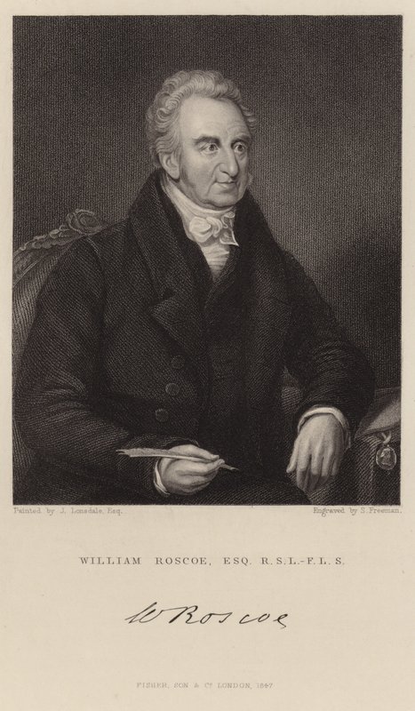Portræt af William Roscoe af James Lonsdale