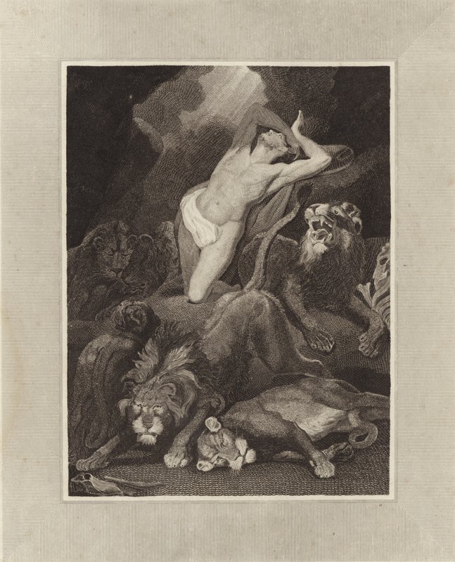 Daniel i Løvens Hule af James Northcote