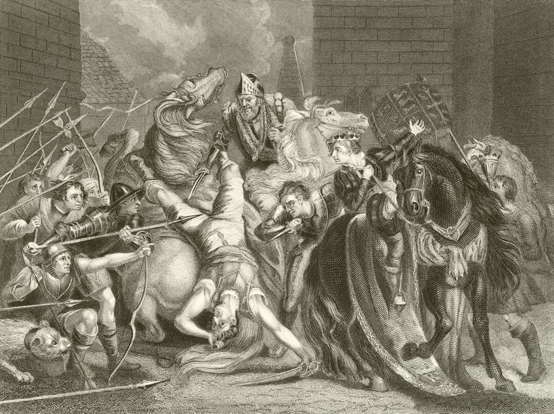 Londons borgmester dræber Wat Tyler af James Northcote