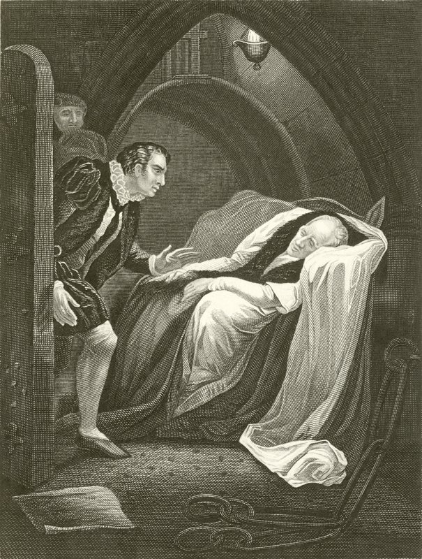 Mortimers død af James Northcote