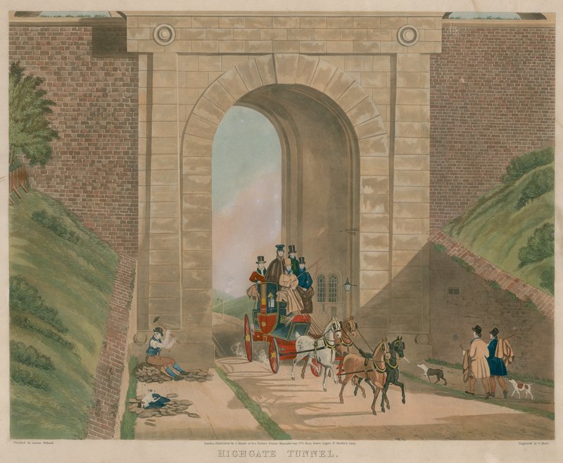 Highgate Archway af James Pollard