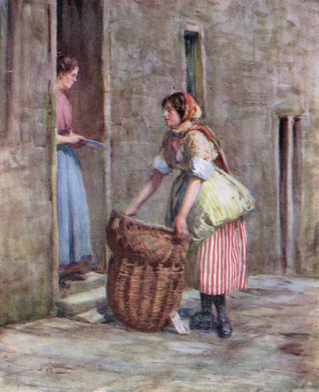 Newhaven Fishwife af James Riddel