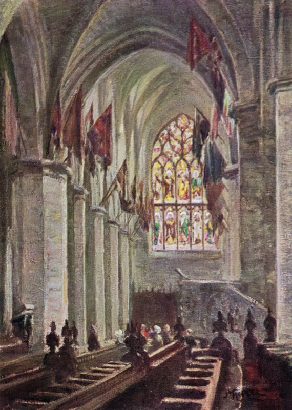 St Giles, West Window af James Riddel