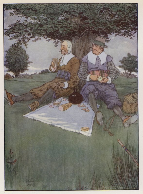 Illustration til The Compleat Angler af Izaak Walton af James Thorpe