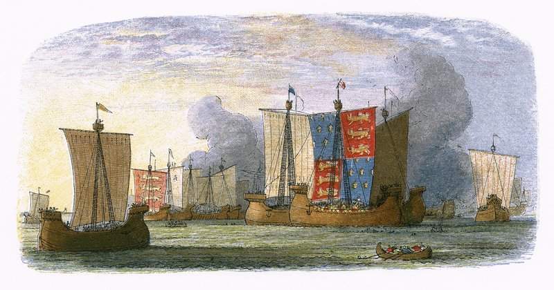Slaget ved Sluys af James William Edmund Doyle