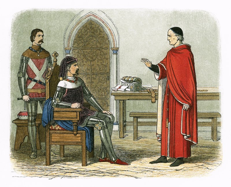 Gascoigne nægter at dømme en prælat eller en peer af James William Edmund Doyle